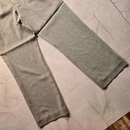 Single button suit setup 90s gray gray made in Japan