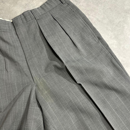 90s Burberrys Setup Suit AB4 Gray Stripe M