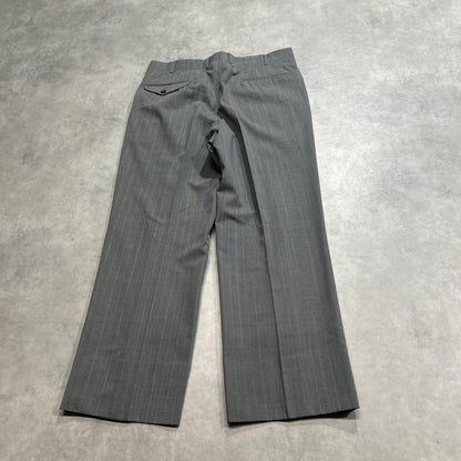 90s Burberrys Setup Suit AB4 Gray Stripe M