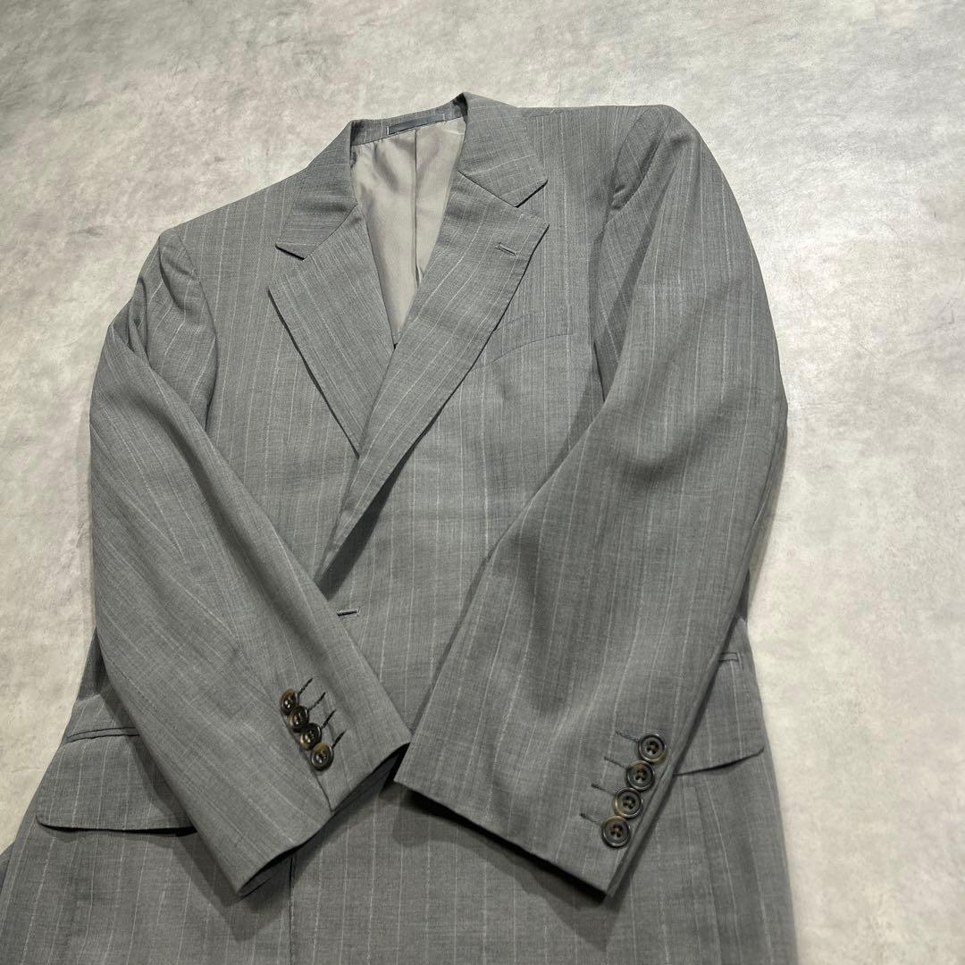 90s Burberrys Setup Suit AB4 Gray Stripe M