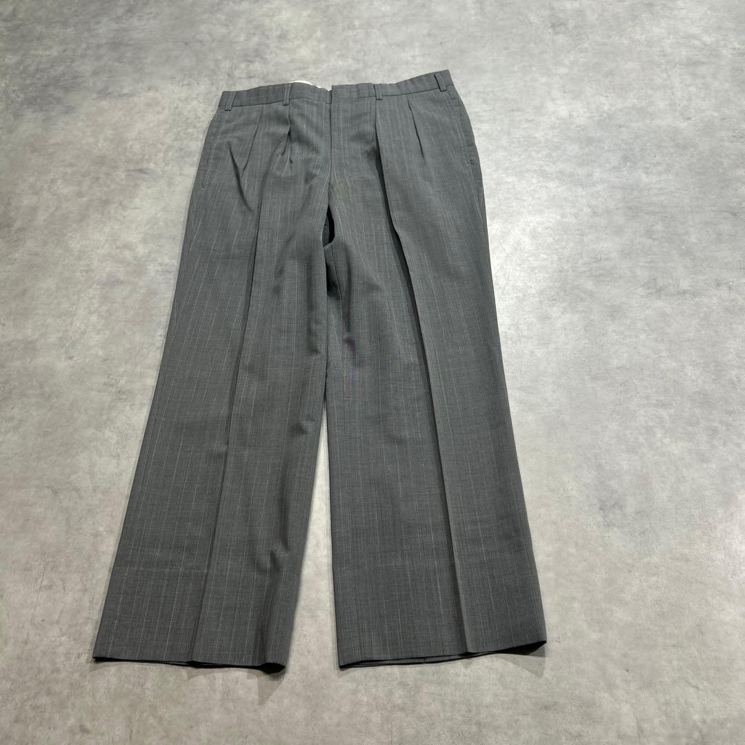 90s Burberrys Setup Suit AB4 Gray Stripe M