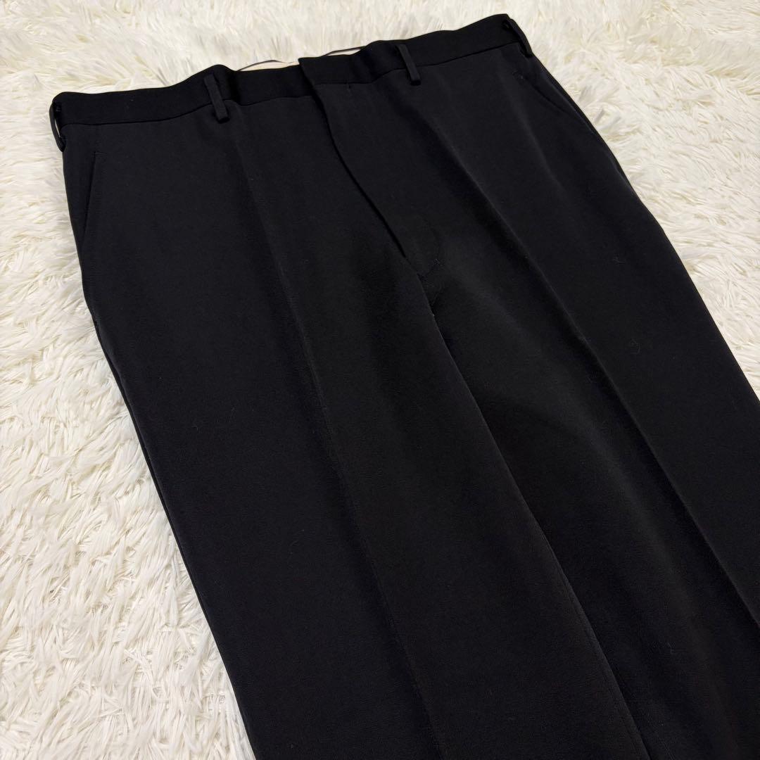 [Good condition] 90s vintage double-breasted set-up suit black