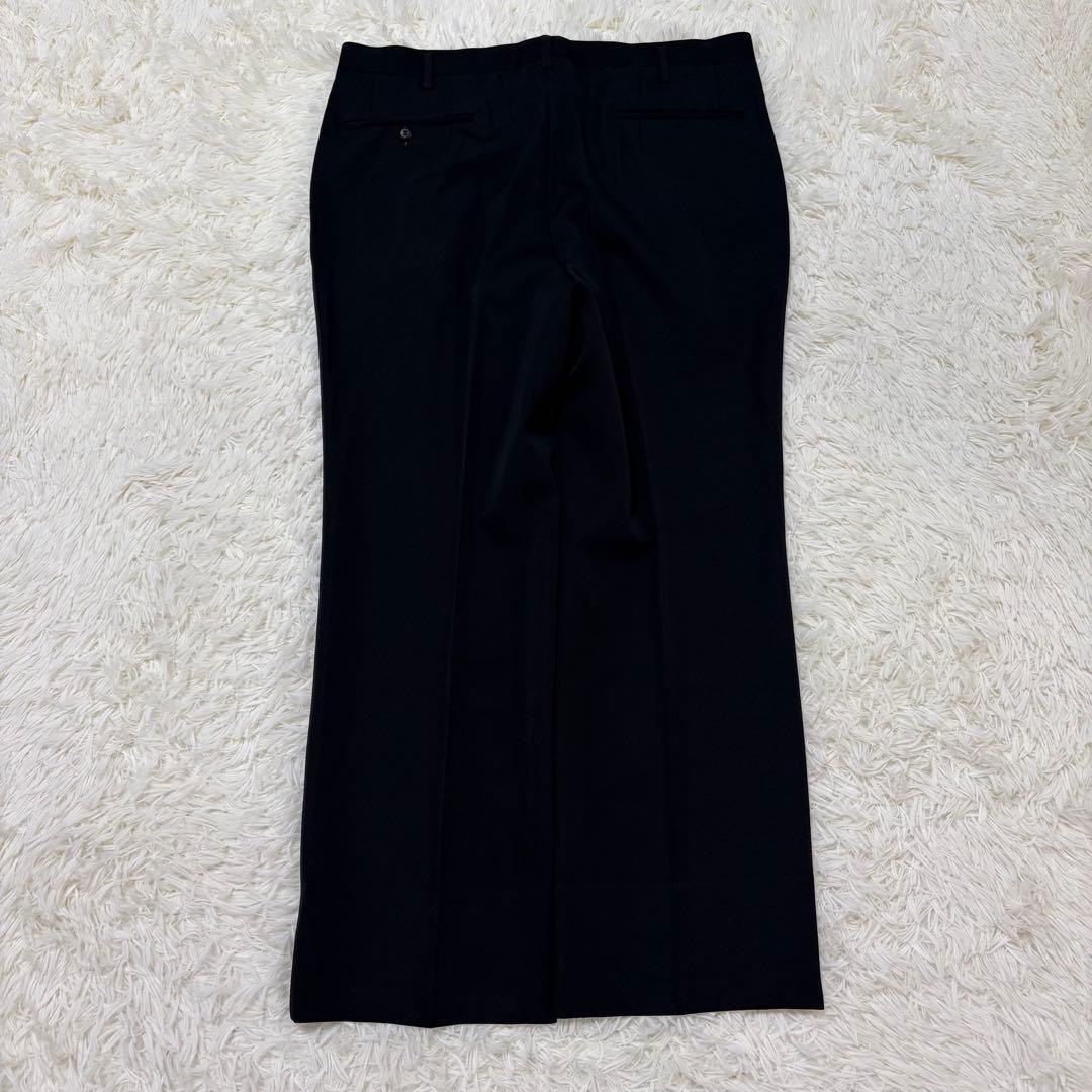 [Good condition] 90s vintage double-breasted set-up suit black