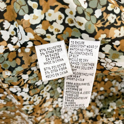 Rare Size 16 Jones New York Tailored Jacket Floral Pattern 3L 4L