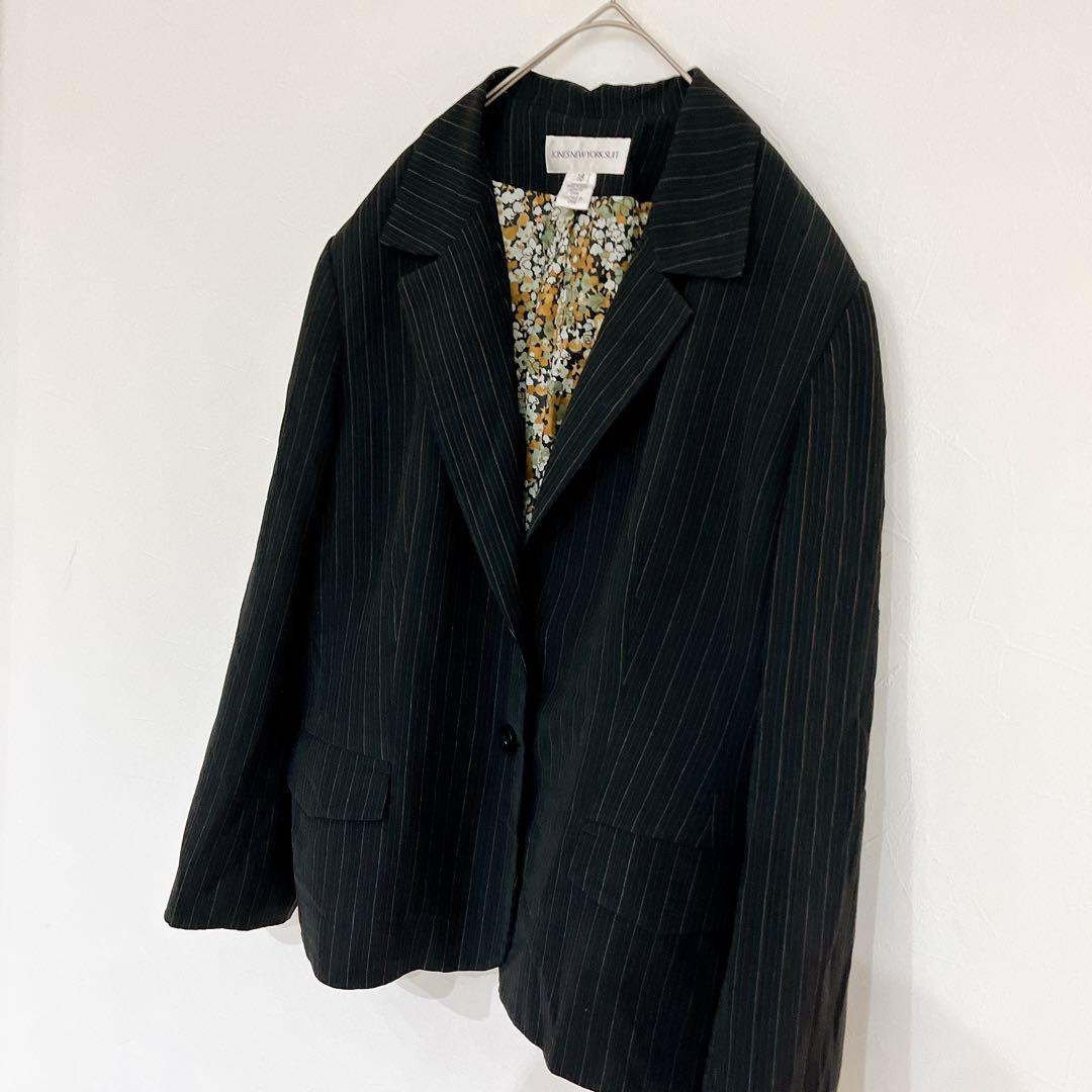 Rare Size 16 Jones New York Tailored Jacket Floral Pattern 3L 4L