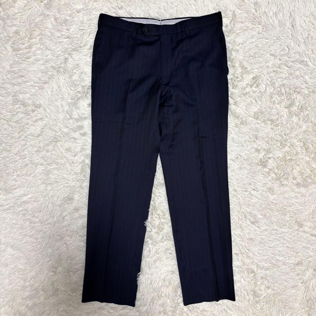 [REDA×MOTS] Custom Suit Setup Striped Made in Japan Dark Blue L