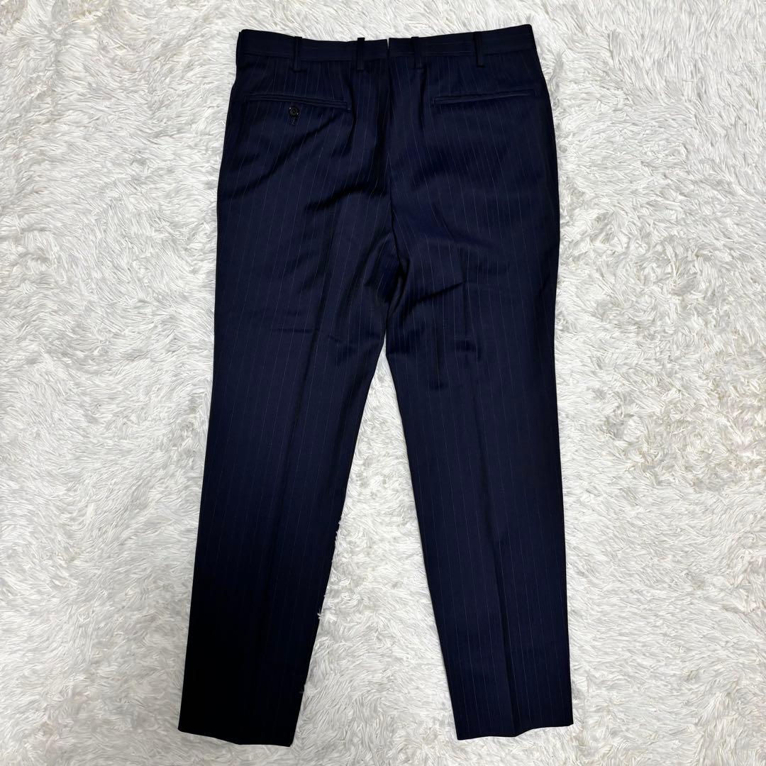 [REDA×MOTS] Custom Suit Setup Striped Made in Japan Dark Blue L
