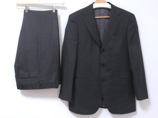 Edifice x Loro Piana 3B Single Suit Pinstripe Men's 46