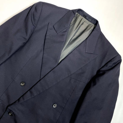 Burberrys Double Breasted Top and Bottom Set Navy Blue