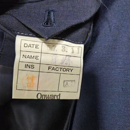 ONWARD Vintage Suit Setup [S] Navy 80s