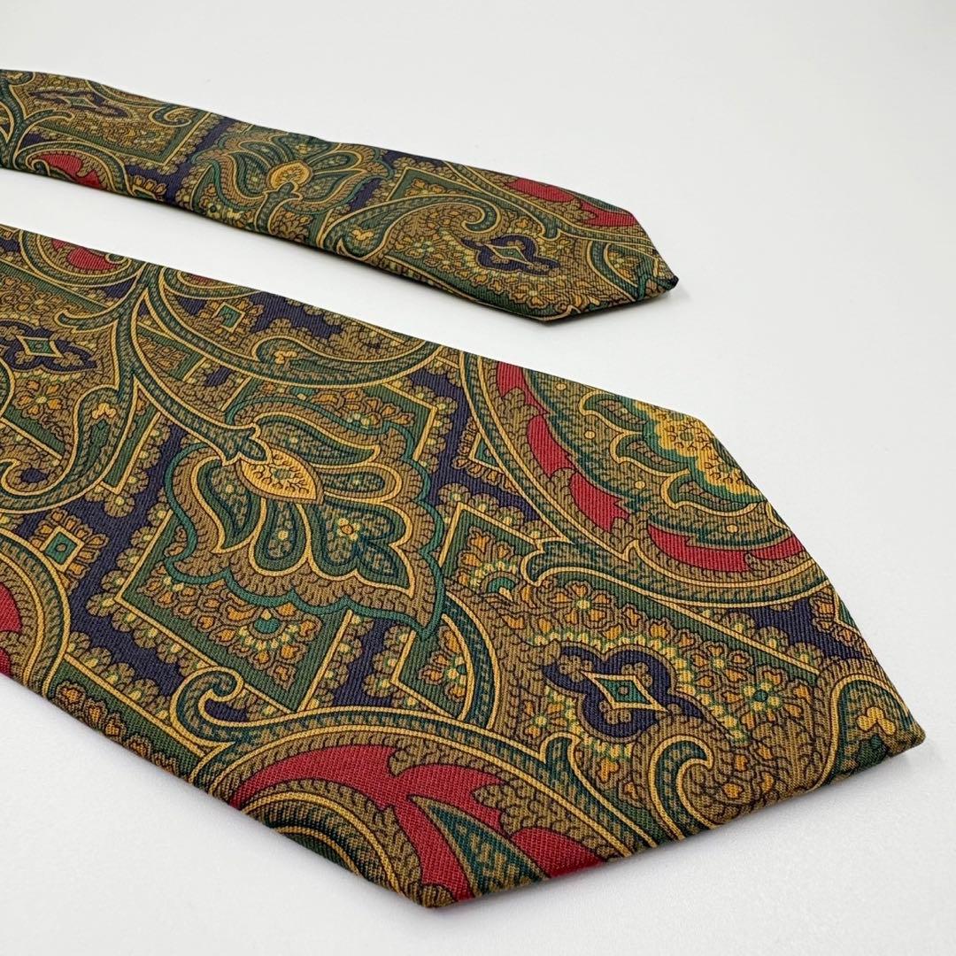 ✨️Good condition✨️ BURBERRY tie paisley pattern all over pattern