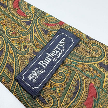 ✨️Good condition✨️ BURBERRY tie paisley pattern all over pattern