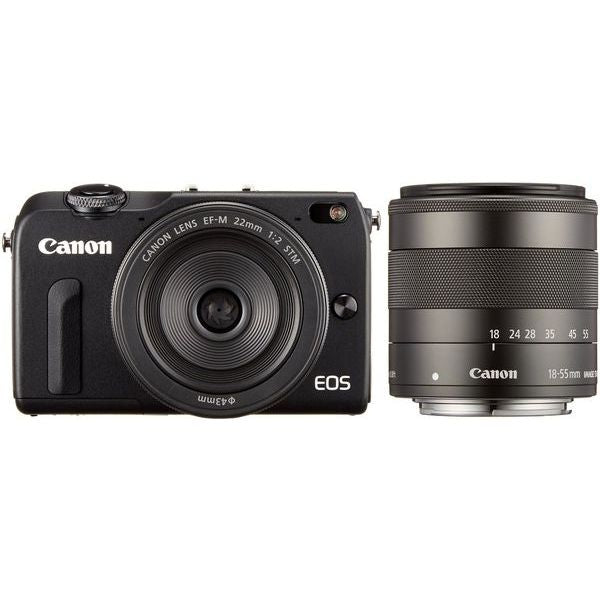 Vintage Mens Plaid Suit Japan | [Used] [1 year warranty] [Good condition] Canon EOS M2 18-55mm IS STM / 22mm STM Black
